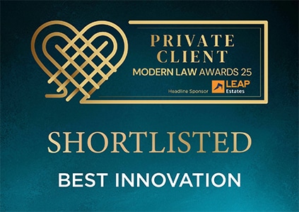Shortlisted for Best Innovation – Modern Law Awards 2025